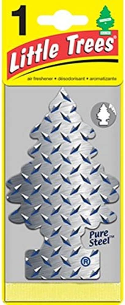 Little Trees Pure Steel, 6 Pack by LITTLETREES
