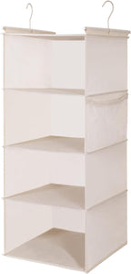 MAX Houser 4 Tier Shelf Hanging Closet Organizer, Space Saver, Closet Hanging - Image 8