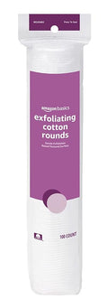 Amazon Basics Exfoliating Makeup Remover Cotton Rounds, Dual-Sided Textured by AmazonBasics