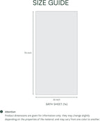Lacoste Heritage 100% Supima Cotton Bath Sheet, Premium Super Soft Bath Towel - Image 2