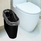 Small Trash Can Plastic Bathroom Wastebasket 3.2 Gallon Slim Garbage Container - Image 3