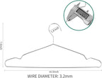 Metal Hangers Clothing Heavy Duty - Image 2