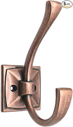 khtumeware Vintage Wall Hooks, 5 Pack Coat Hooks Hardware Towel Hooks by khtumeware