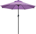 Sunnyglade 9' Patio Umbrella Outdoor Table Umbrella with 8 Sturdy Ribs（Purple） by Sunnyglade