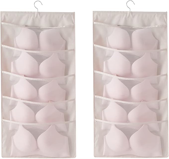 Bseash Enlarged Closet Hanging Bra Organizer by Bseash
