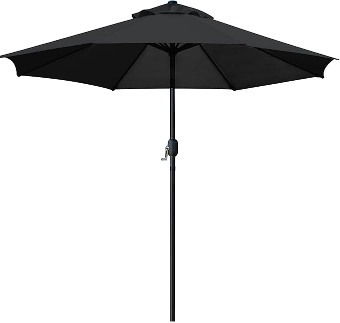 Sunnyglade 9' Patio Umbrella Outdoor Table Umbrella with 8 Sturdy Ribs by Sunnyglade