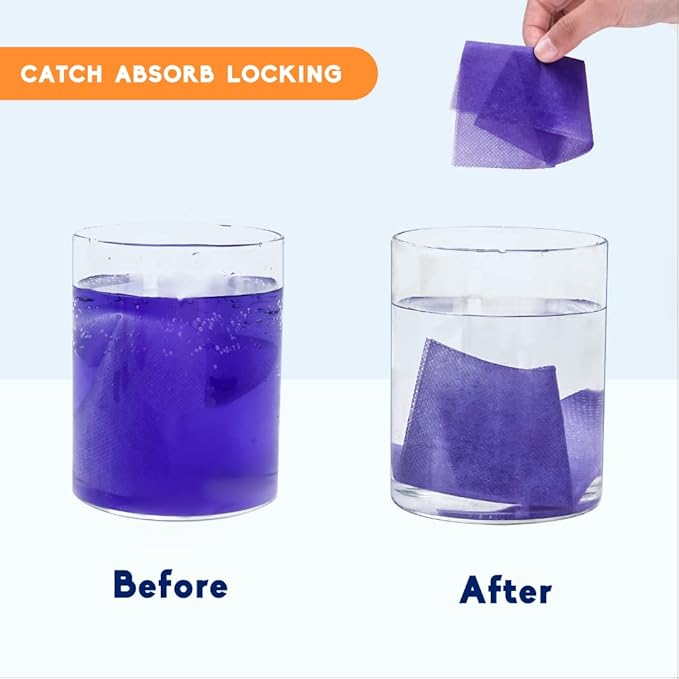 Color Absorber Laundry Sheets 80 Count, Dye Catcher to Prevent Clothes from - Image 6
