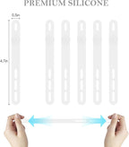 Donruby 30Pcs Silicone Cable Ties - Image 2