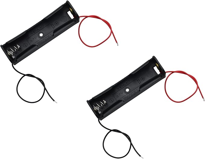 2PCS 18650 Battery Holder with Lead Wire Bundle 18650 Battery Holder 3.7V DIY - Image 3