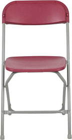 Hercules Series Plastic Folding Chair Red - 10 Pack 650LB Weight Capacity Comfortable Event Chair-Lightweight Folding Chair - Image 13