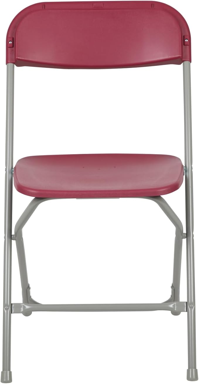 Flash Furniture Hercules Series Plastic Folding Chair - Red - 650LB Weight Capacity Comfortable Event Chair - Lightweight Folding Chair - Image 14