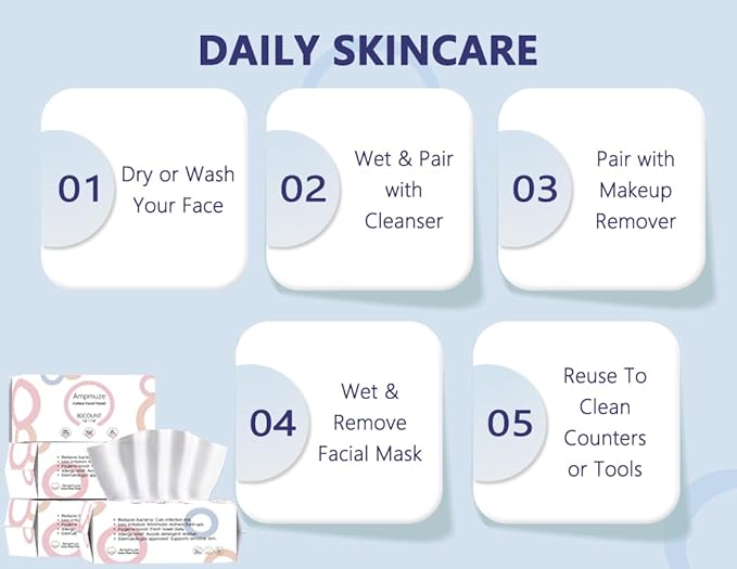 Disposable Face Towels, Biodegradable Dry Wipes - Image 9