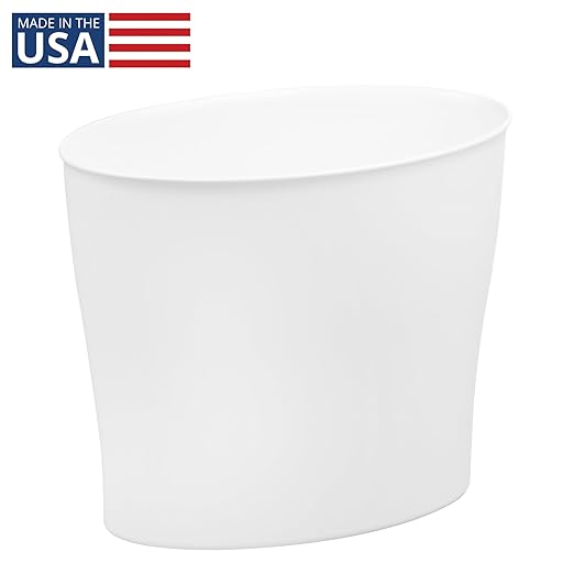 iDesign Small Oval Trash Can - Image 2