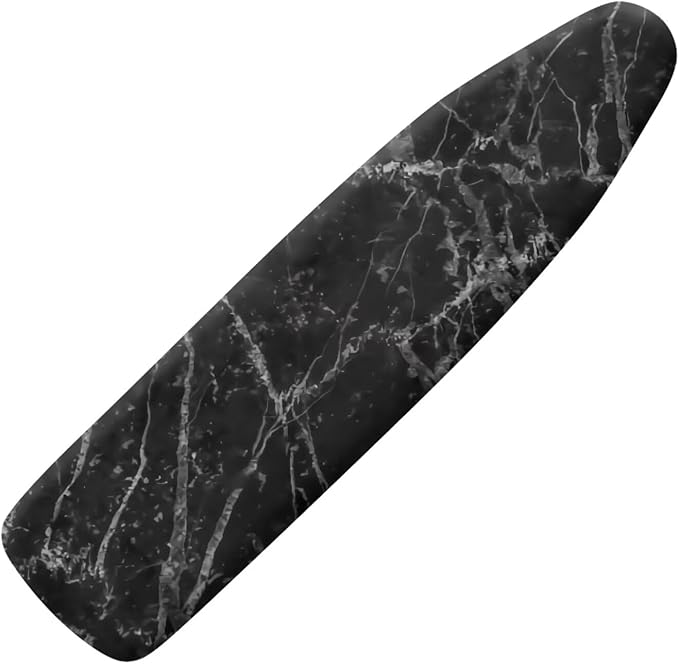 Black Marble Printed Ironing Board Cover 15X54“ by Unknown