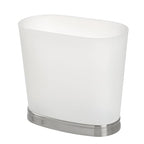 iDesign Slim Bathroom Trash Can, Small Plastic Garbage Can - Image 9