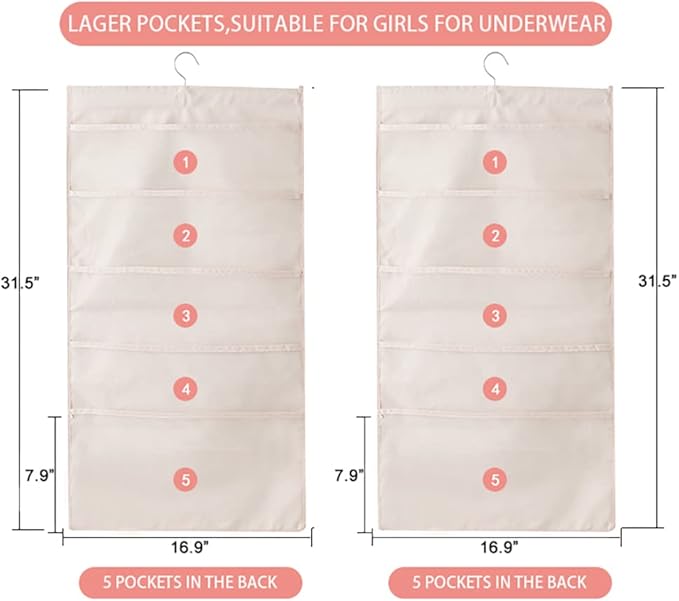 Bseash Enlarged Closet Hanging Bra Organizer - Image 2