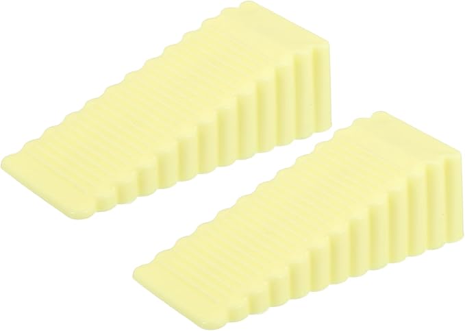 uxcell 2 Pcs Door Stoppers for Bottom of Door, 28mm/1.10 Inch Door Stops by uxcell