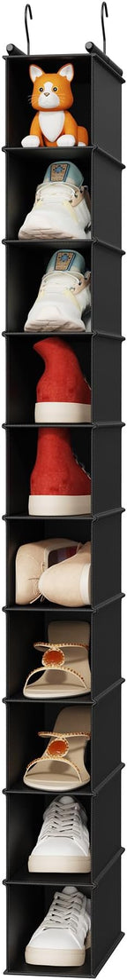 MAX Houser 10-Shelf Hanging Shoe Shelf Organizer, Hanging Shoe Storage - Image 7