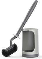 HAMITOR Toilet Bowl Brush Holder Set: Curved Design by HAMITOR