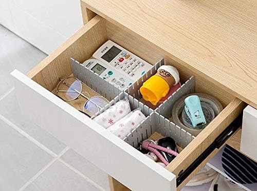 8pcs DIY Plastic Drawer Organizer Adjustable Drawer Dividers - Image 8