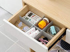 8pcs DIY Plastic Drawer Organizer Adjustable Drawer Dividers - Image 8