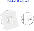 8-Pack Sticky Pads for Large Adhesive Hooks - Image 2