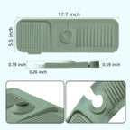 Kitchen sink faucet guard, 17.7”silicone sink splash guard, Faucet splash guard - Image 2