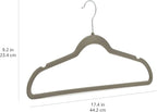 Amazon Basics Slim Velvet Non-Slip Space Saving Suit Clothes Hangers, Sturdy - Image 5