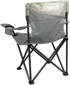 Coleman Big-N-Tall Camping Chair with Cup Holder & Side Pocket, Water-Resistant XL Outdoor Seat Supports up to 600 lbs, Great for Camping, Tailgating, Firepits, Patio, & More - Image 3