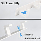 Coat Rack, Heavy Duty Stainless Steel 3 Tri Coat Hook Hanger, Wall Mounted Wall - Image 5