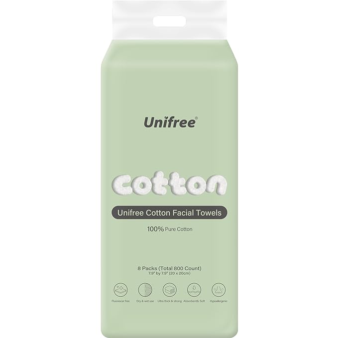 Unifree Facial Tissues I Dry Wipes I Makeup Remover by Unifree