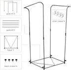 2 Pack Trash Bag Holder, Metal Garbage Bag Holder, 30-45 Gallon Portable Trash - Image 5