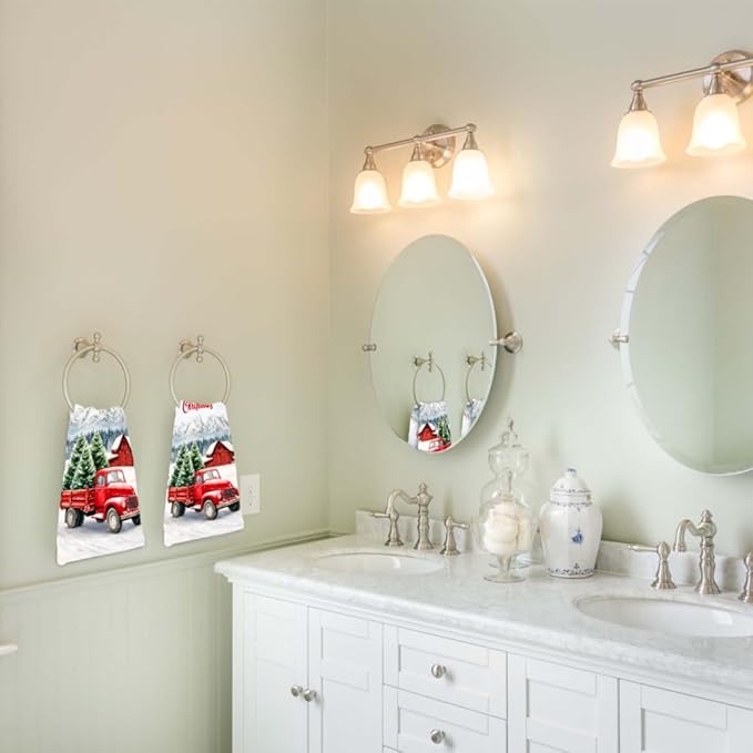Christmas Hand Towels for Bathroom - Image 7