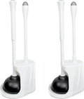 CELOX 2 Set Toilet Brush and Plunger Set, Toilet Brush and Holder Set, Toilet by CELOX