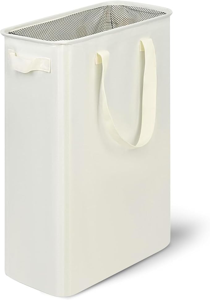 Slim Laundry Hamper, 48L Ultra Thin Collapsible Laundry Basket by ORIELFORMS