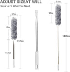 DELUX Microfiber Feather Duster Extendable Duster - Image 5