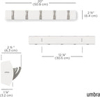 Umbra Flip Wall-Mounted Coat Rack - Image 3