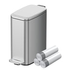 KUK Slim Bathroom Trash Can by KUK