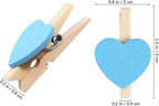 50pcs Mini Clothespins, Tiny Wooden Clips - Image 3