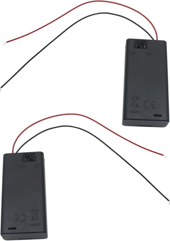 6 PCS 2 Slots AA Battery Holder Bundle - Image 3