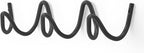 Coat Rack Wall Mount, Creative Wave Wall Hooks 20KG Capacity, Easy Installation by Bumtosc