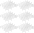Foraineam 48Pcs Drawer Dividers, Adjustable DIY Grid Divider White Storage - Image 8