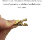 HAHIYO Colorful Painted Mini Wooden Clothespin Clip - Image 3