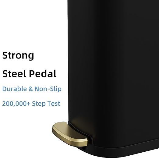 2.6 Gallon Slim Bathroom Trash Can - Image 7