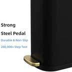 2.6 Gallon Slim Bathroom Trash Can - Image 7
