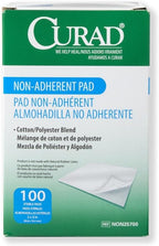 Curad Sterile Nonadherent Pad, Perforated, Cotton/Polyester, 100 pads - Image 5