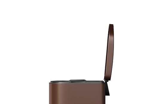 Garvee 2.6 gal / 10 L Metal Bathroom Trash Can - Image 5