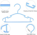 GoodtoU Baby Hangers Plastic Baby Clothes Hanger 100 Pack Kids Hangers - Image 3