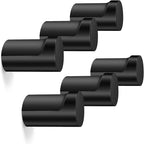 Wood Wall Hooks, Decorative Black Coat Hooks by bsdonte