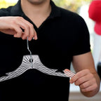 Clothes Hangers Plastic Set of 100 Pack Heavy Duty Hangers Dresses, T-Shirts - Image 7